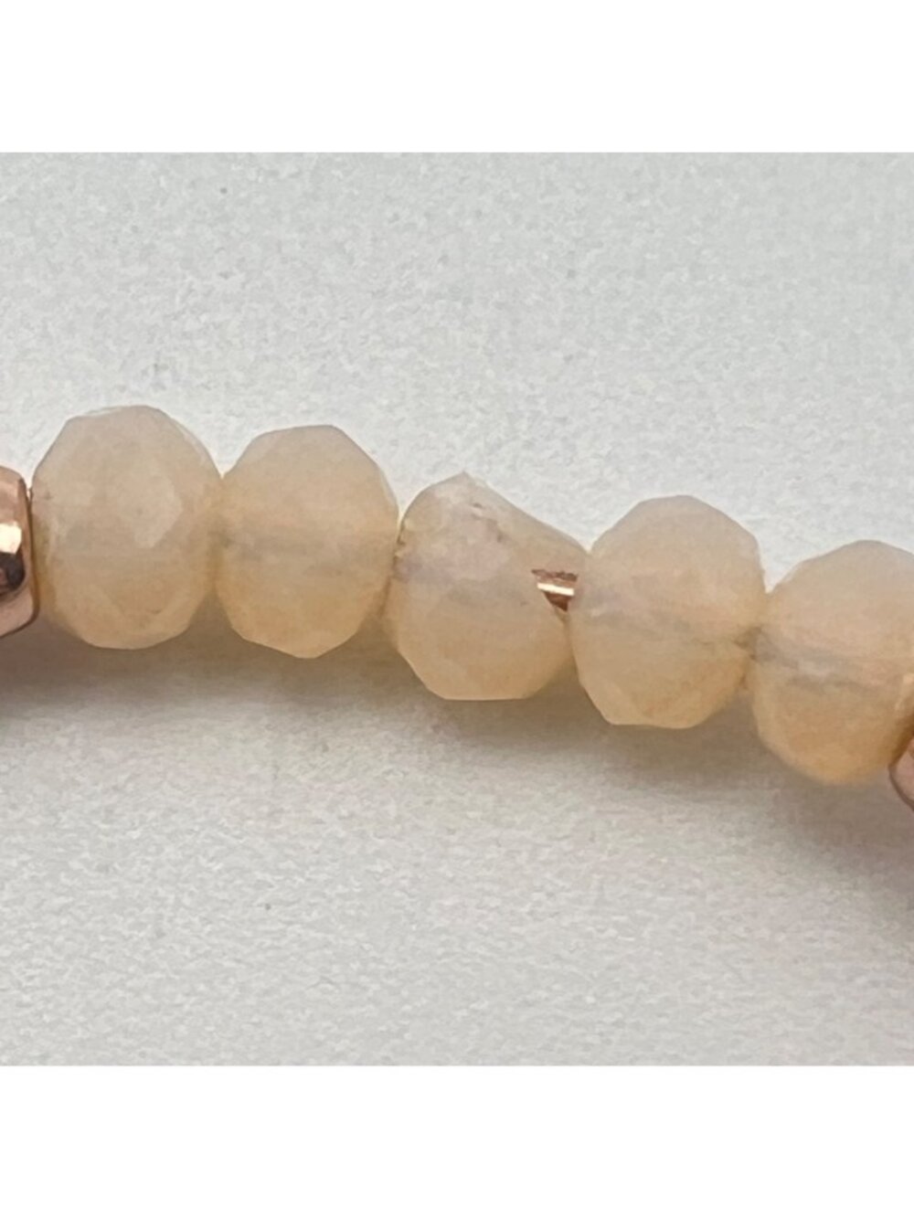 Alex And Ani Balance Bead II Carmel Rose Gold Tone Bangle Bracelet Pink NWT - Picture 9 of 9